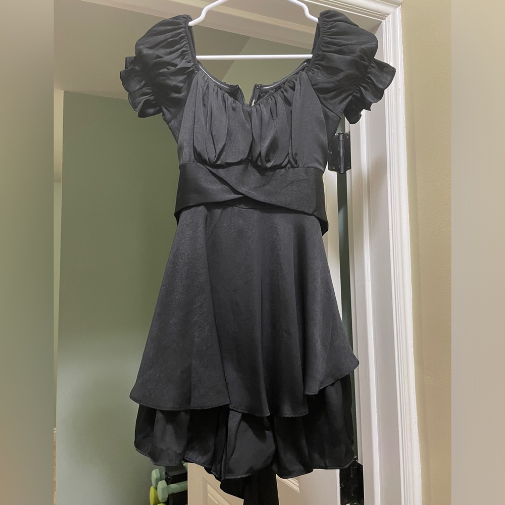 2Bella New Black Romper Dress.